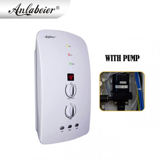 shower heater with pump