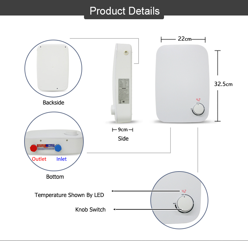 instant electric water heater shower