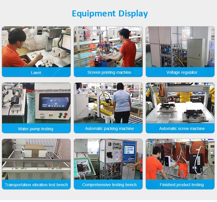 Instant electric water heater factory production and testing equipment